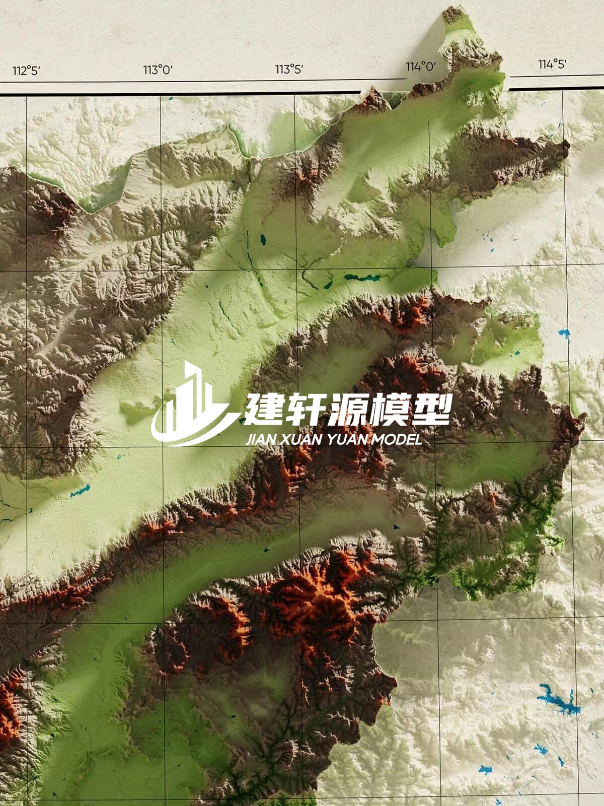 天河地形模型制作